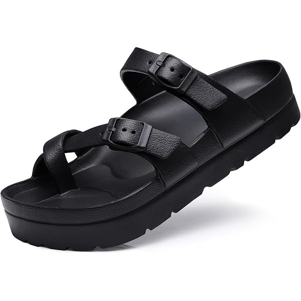 Amazon.com | GBXPRESS Women's Platform Sandals - Arch Support